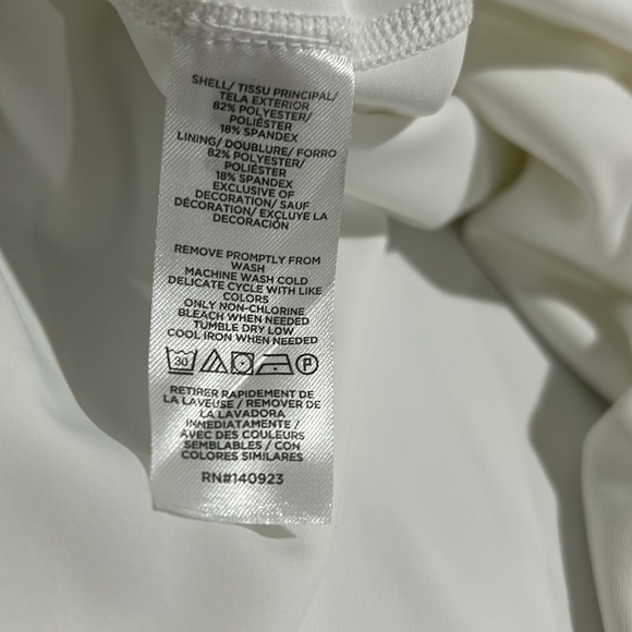 LOU & GREY WOMENS STRIPED LUVSTRETCH OVERLAP SKORT WHITE  Sz SMALL - Picture 10 of 12